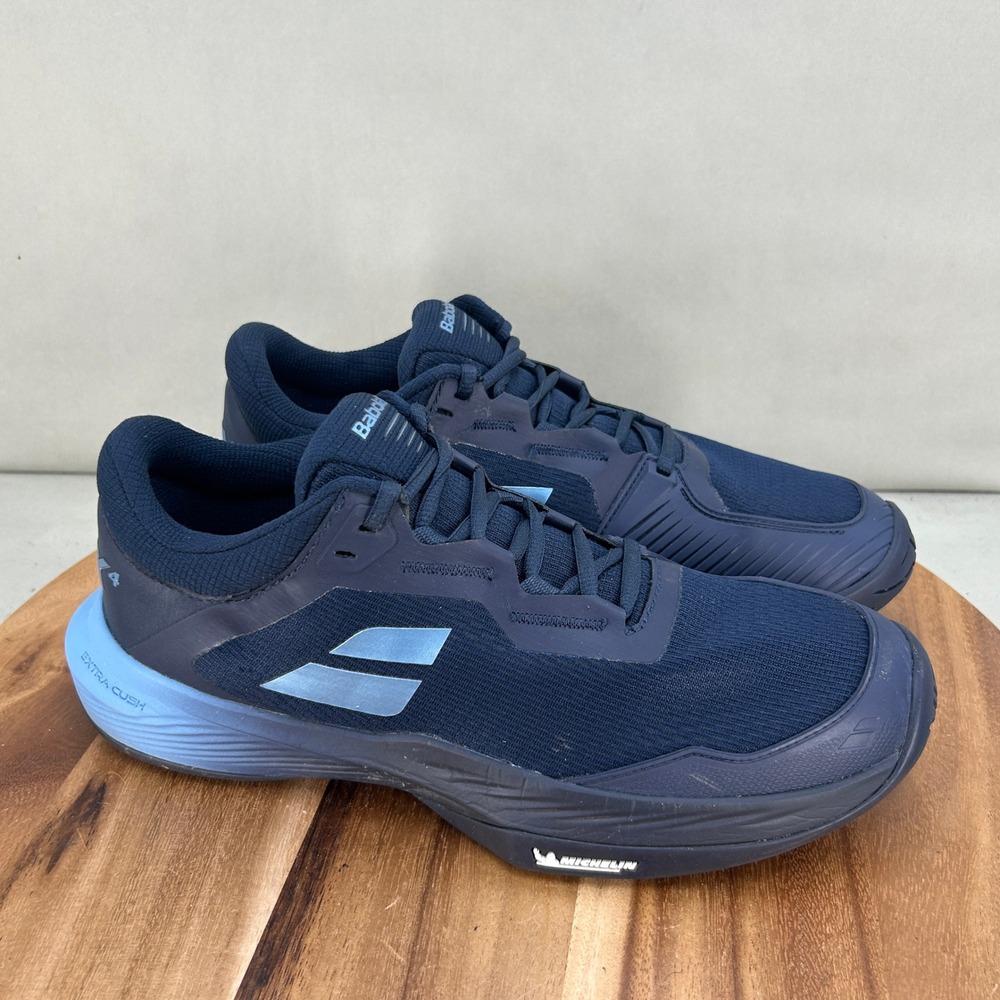Babolat SFX 4 All Court Men Tennis Shoes Navy Blue Mesh Mens 10.5 Cushioned